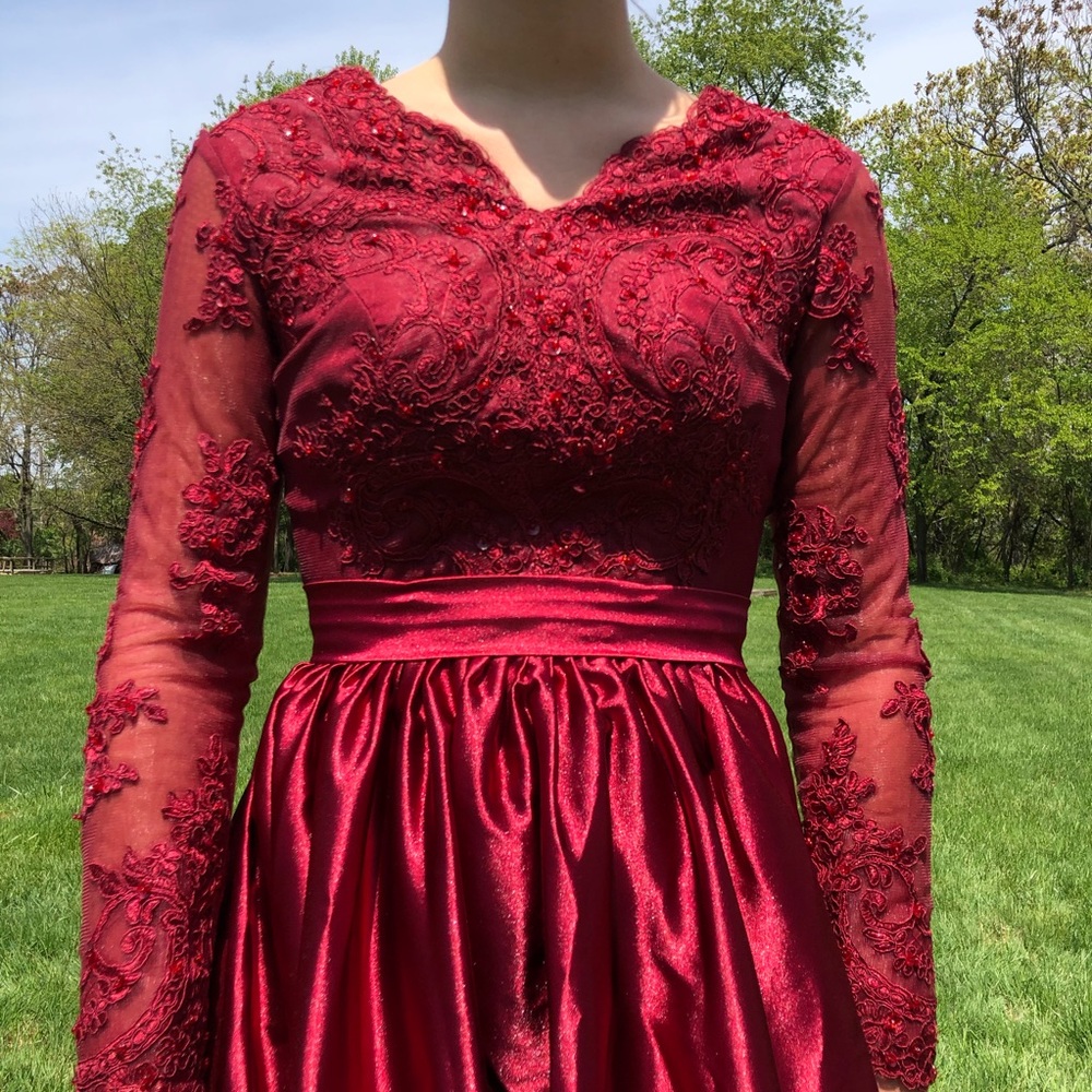 Red Prom Dress - Picture 2 of 6
